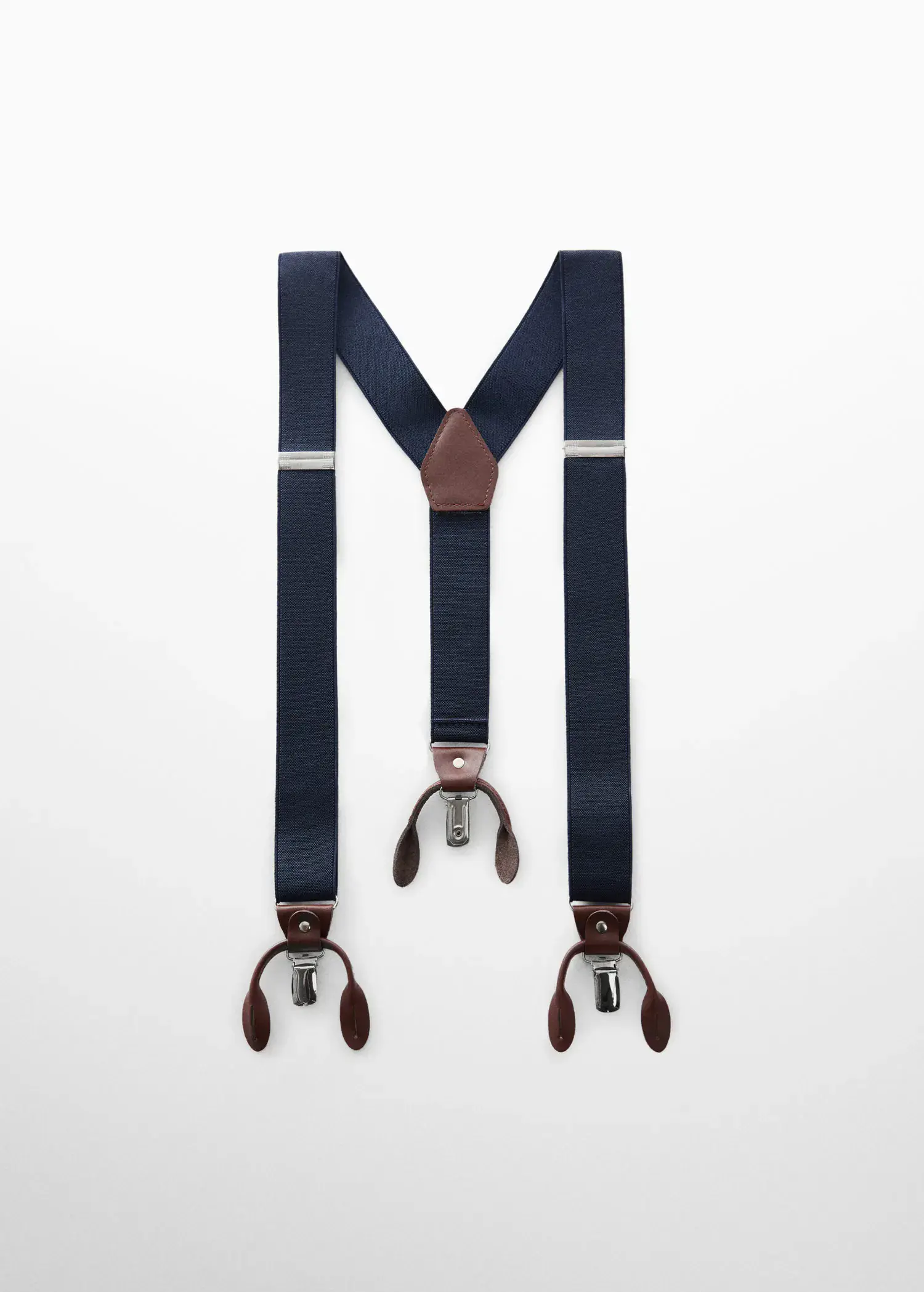 Mango Adjustable elastic straps with leather details. 1