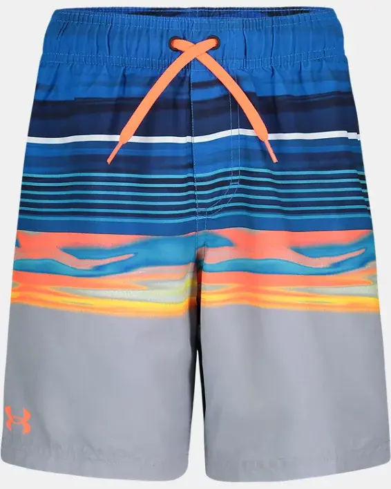 Under Armour Little Boys' UA Serenity View Swim Volley Shorts. 1