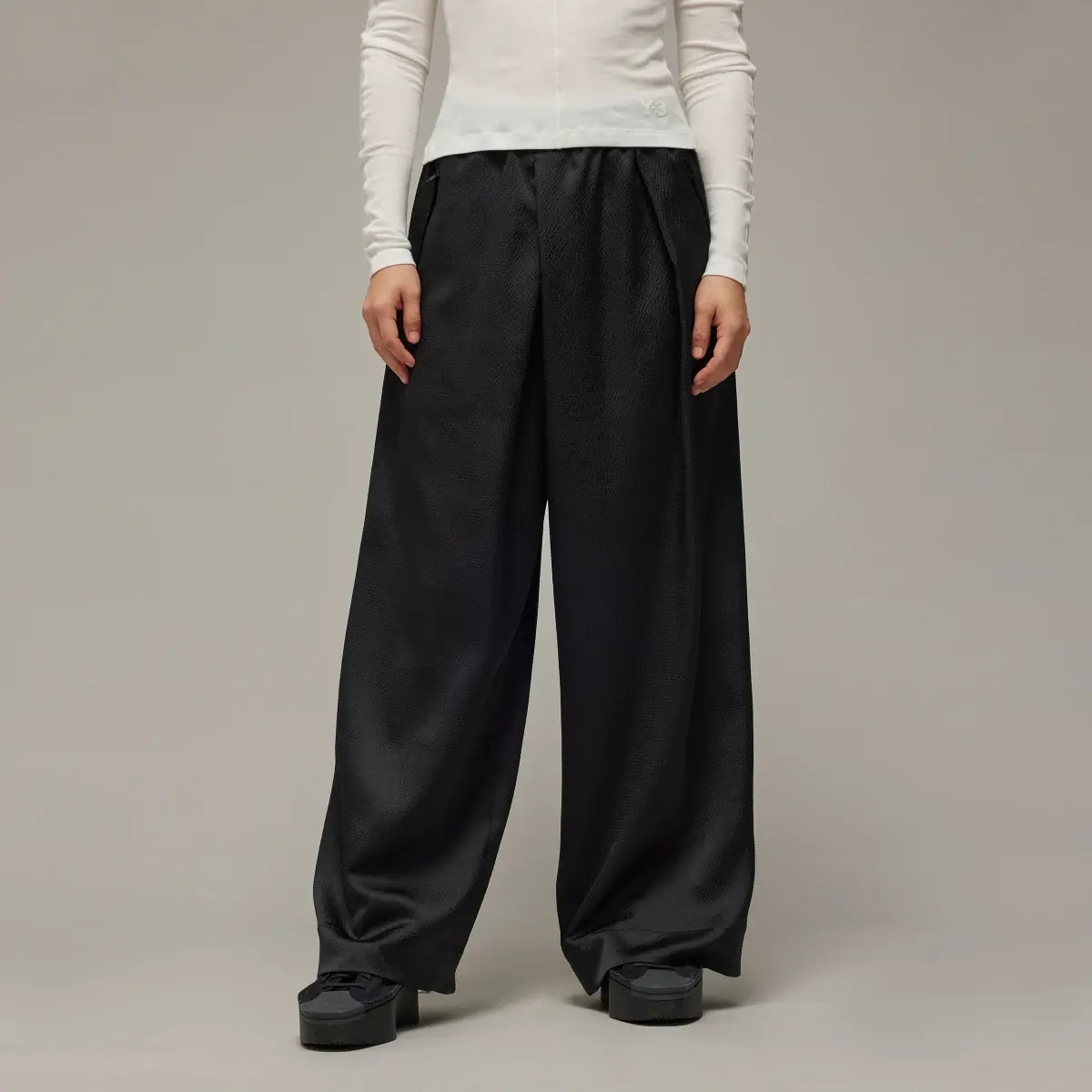 Adidas Pantalón Wide Leg Tech Seersucker Y-3. 1