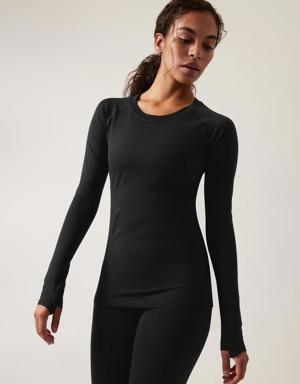 Athleta Momentum Seamless Top black