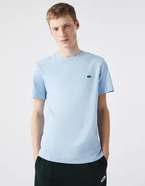 Lacoste Playera de punto de algodón con estampado moteado para hombre