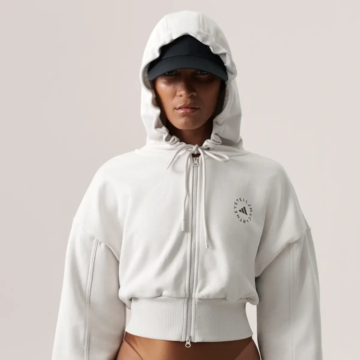 Adidas by Stella McCartney Sportswear Cropped Hoodie. 2