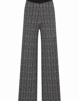 Ethnic Patterned Elastic Knitwear Trousers - 1 / Original