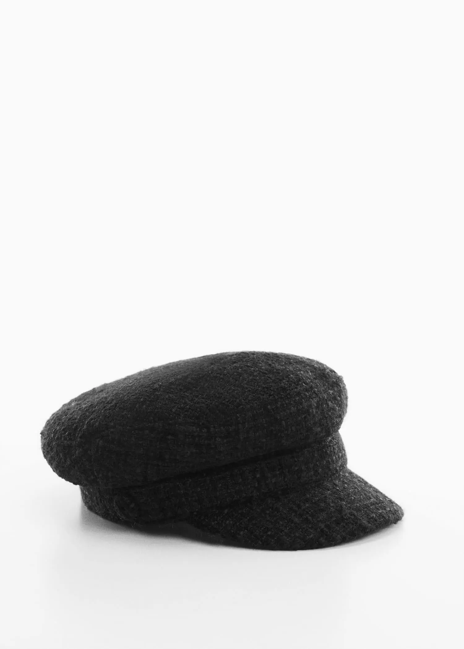 Mango Baker-Boy-Mütze aus Tweed. 3