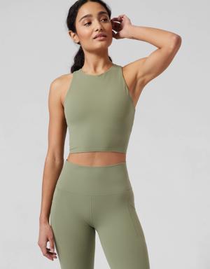 Athleta Conscious Crop Bra A&#45C green