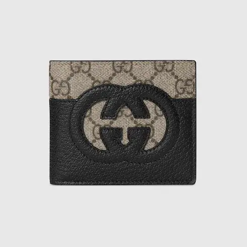 Gucci Wallet with cut-out Interlocking G. 1