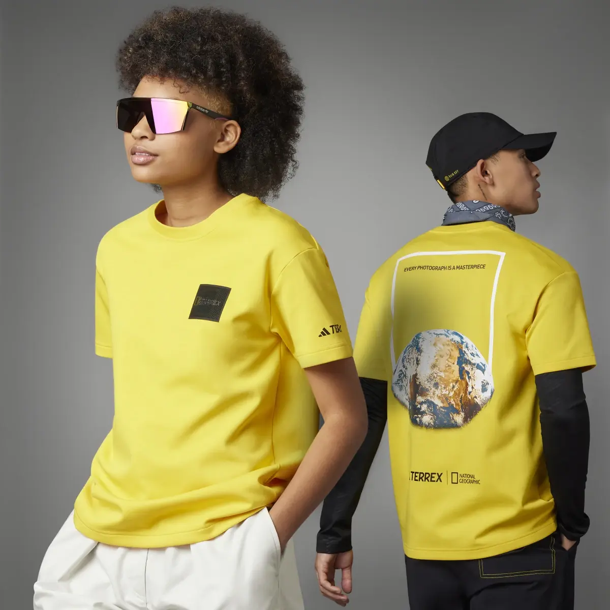 Adidas National Geographic Graphic Short Sleeve Tee. 1