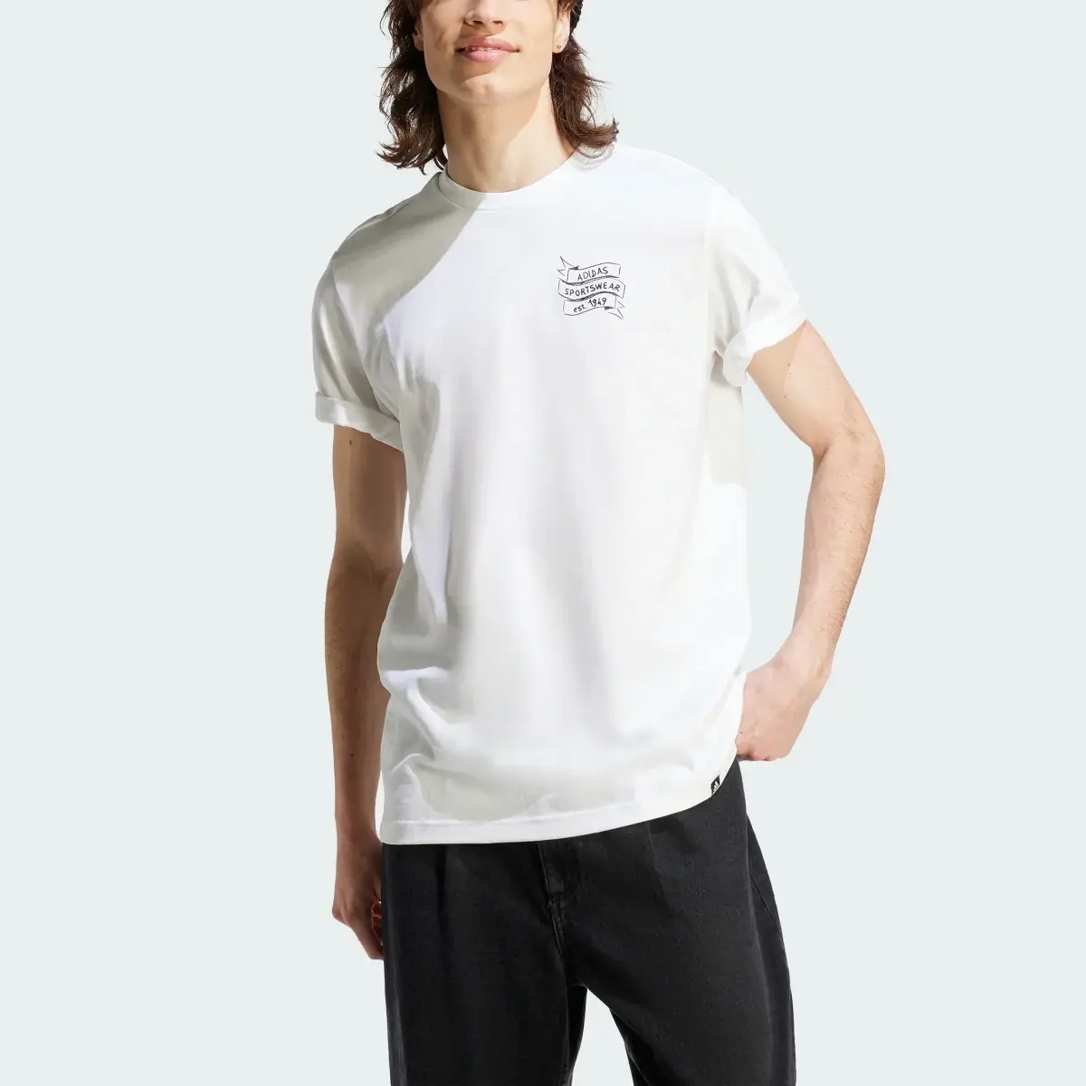 Adidas Playera Sportswear Brand Love. 1