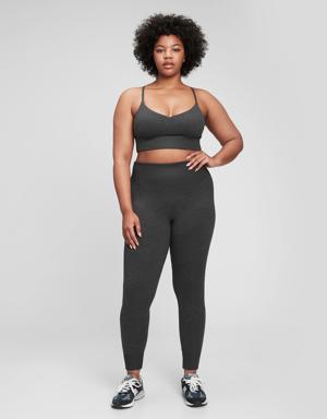 Gap Fit Brushed Tech Jersey Leggings black