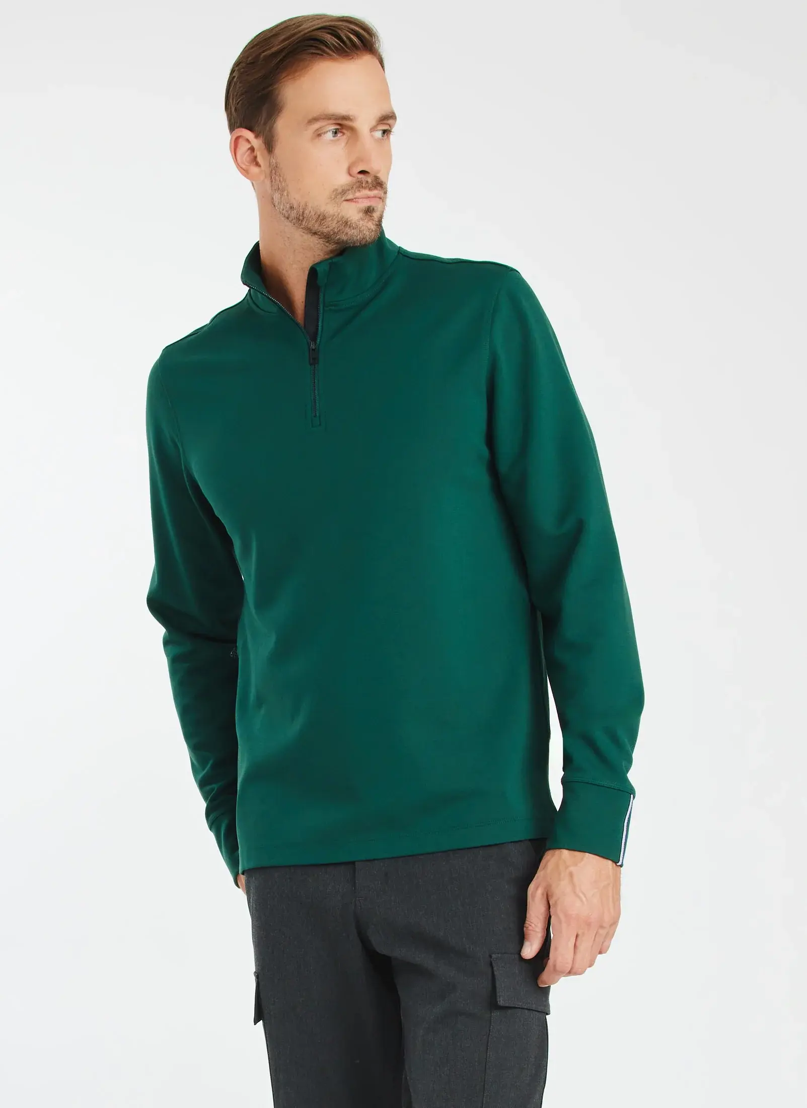 Kit And Ace Comfort Quarter Zip. 1