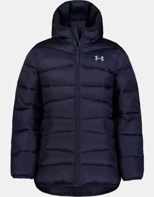 Girls' UA Prime Puffer Longer Jacket