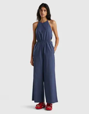 jumpsuit in chambray