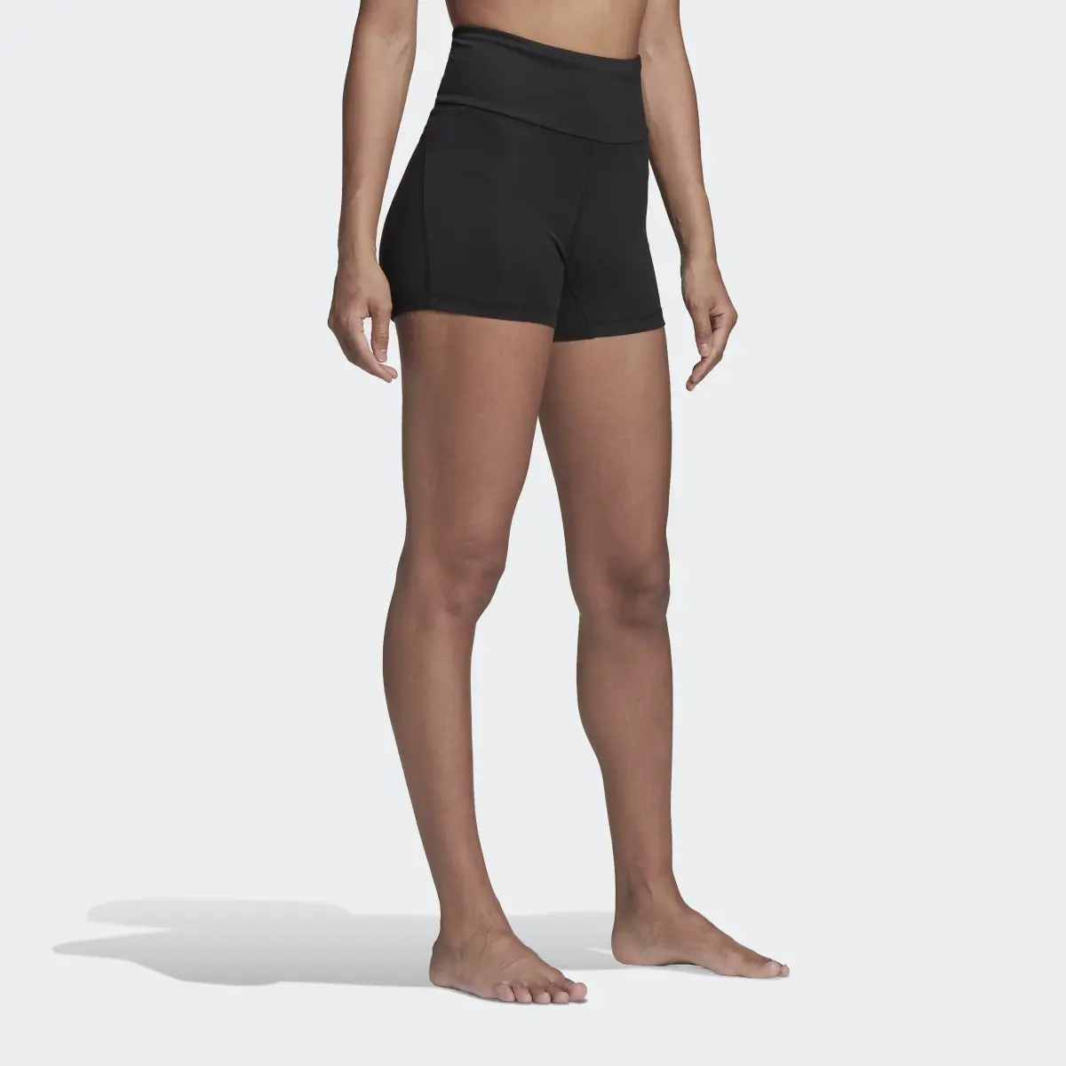 Adidas Yoga Essentials High-Waisted Short Leggings. 3