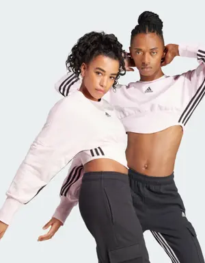 Dance 3-Stripes Corset-Inspired Sweatshirt