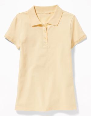 Old Navy Uniform Pique Polo Shirt for Girls multi
