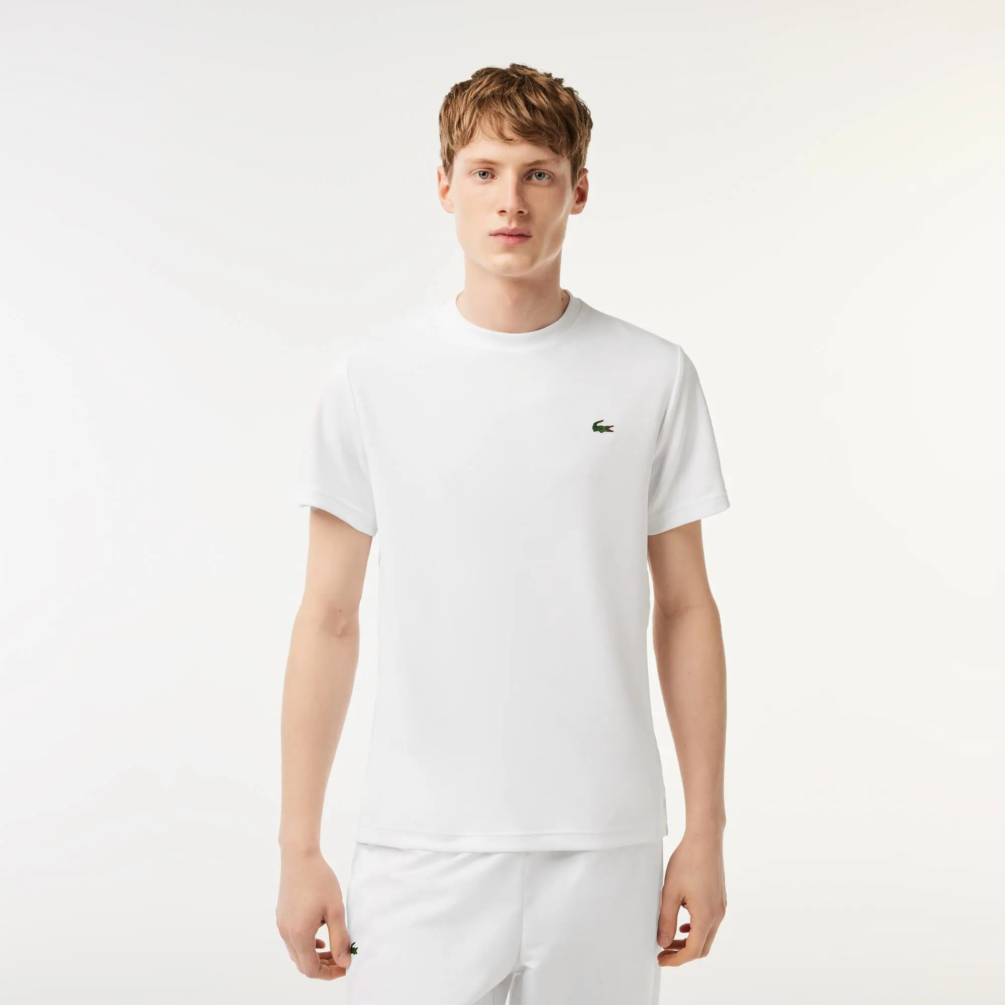 Lacoste Men's SPORT Breathable Piqué T-Shirt. 1 Lacoste Men's SPORT Breathable Piqué T-Shirt. 1