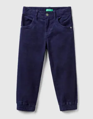 stretch corduroy trousers