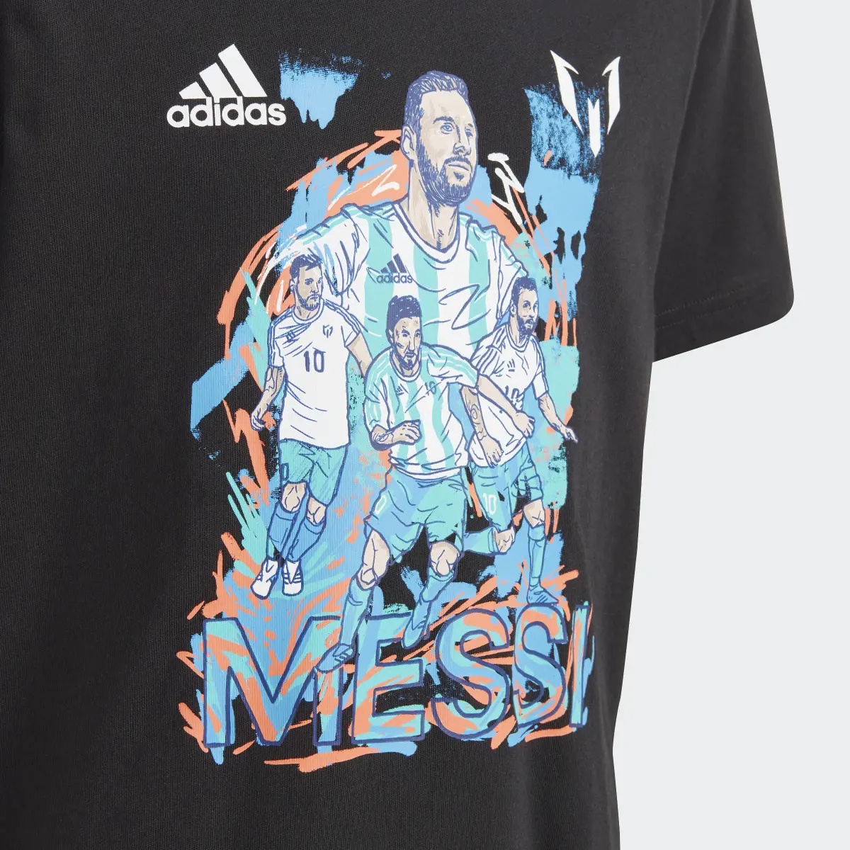 Adidas Messi Football Graphic Tişört. 3