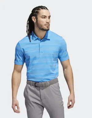 Two-Color Striped Polo Shirt