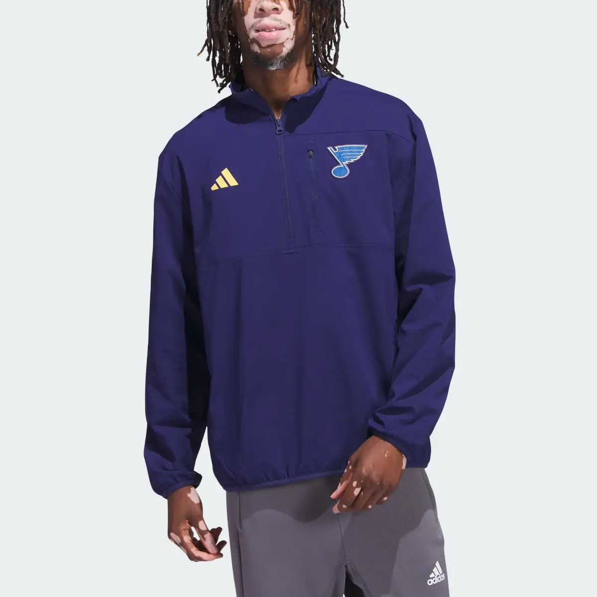 Adidas Blues Fleece Top. 1