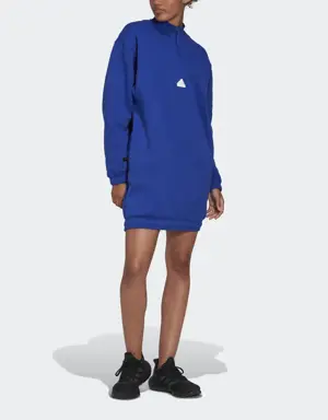 Half-Zip Sweater Dress