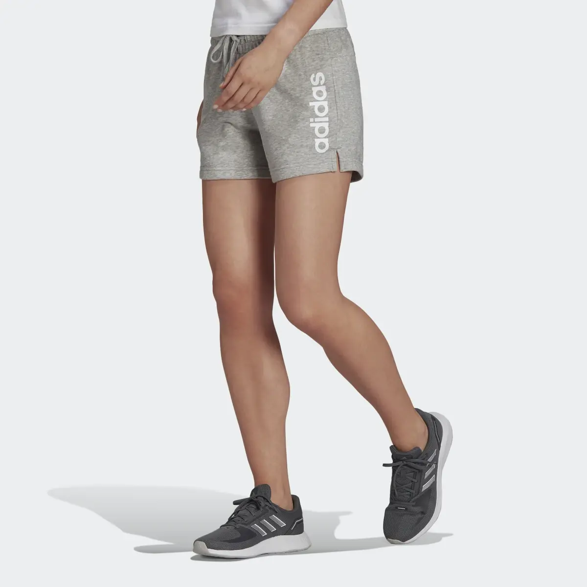 Adidas Essentials Slim Logo Shorts. 1