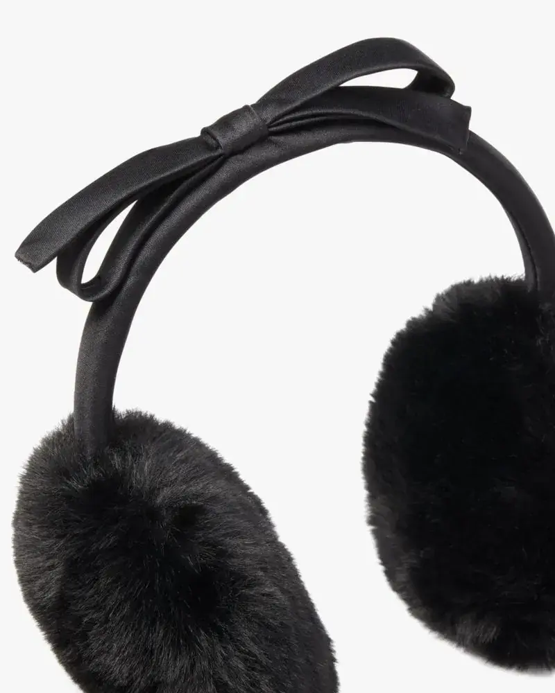 Kate Spade Shoelace Bow Earmuffs. 3