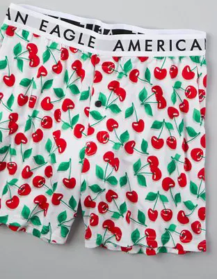 American Eagle O Cherries Soft Pocket Boxer Short. 2