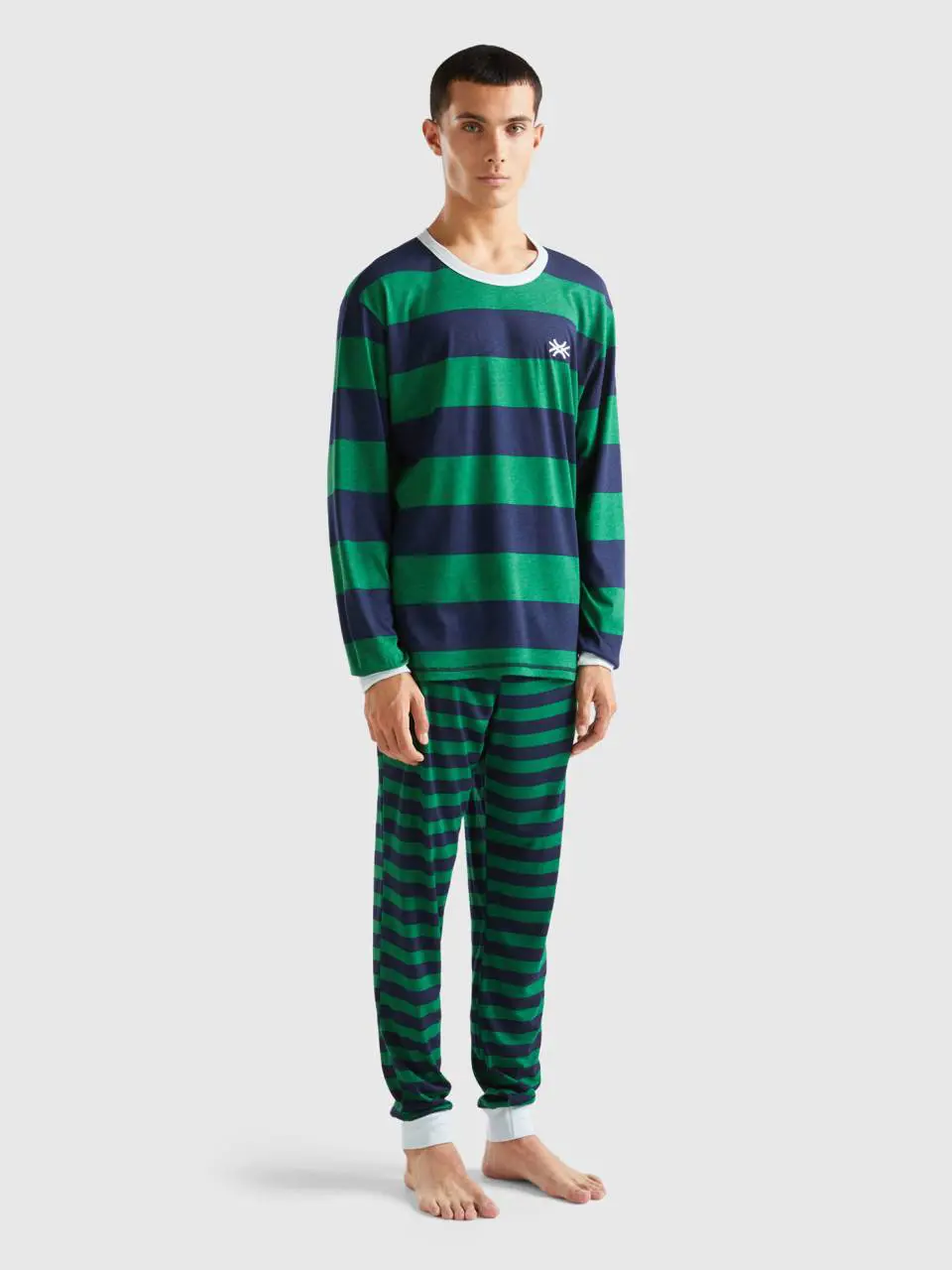 Benetton long striped pyjamas. 1