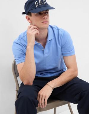 Gap Pique Polo Shirt blue