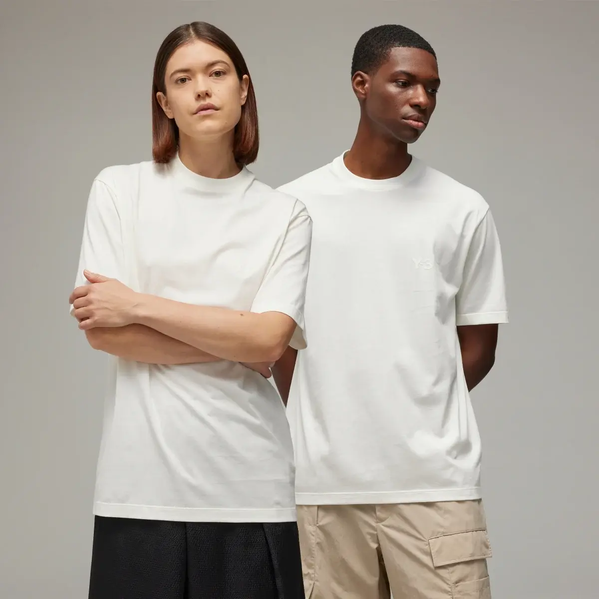 Adidas Y-3 Relaxed Short Sleeve T-Shirt. 1