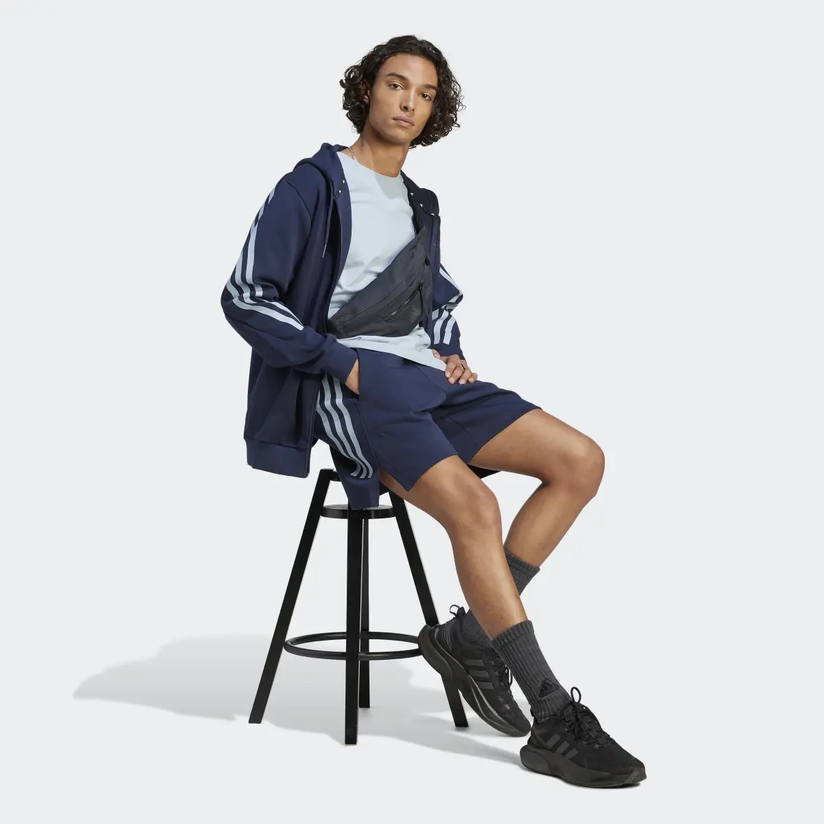 Adidas Future Icons 3-Stripes Shorts. 3