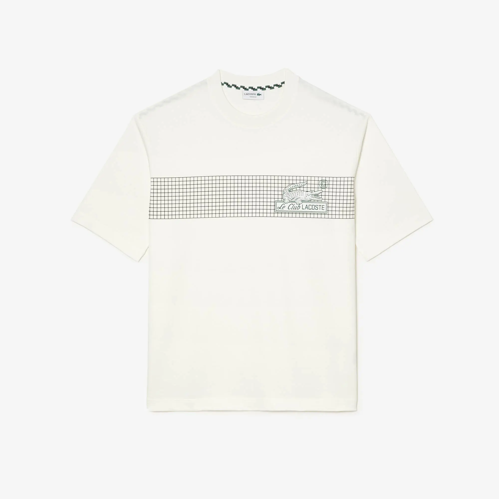 Lacoste Camiseta de hombre Lacoste loose fit con estampado de tenis. 2