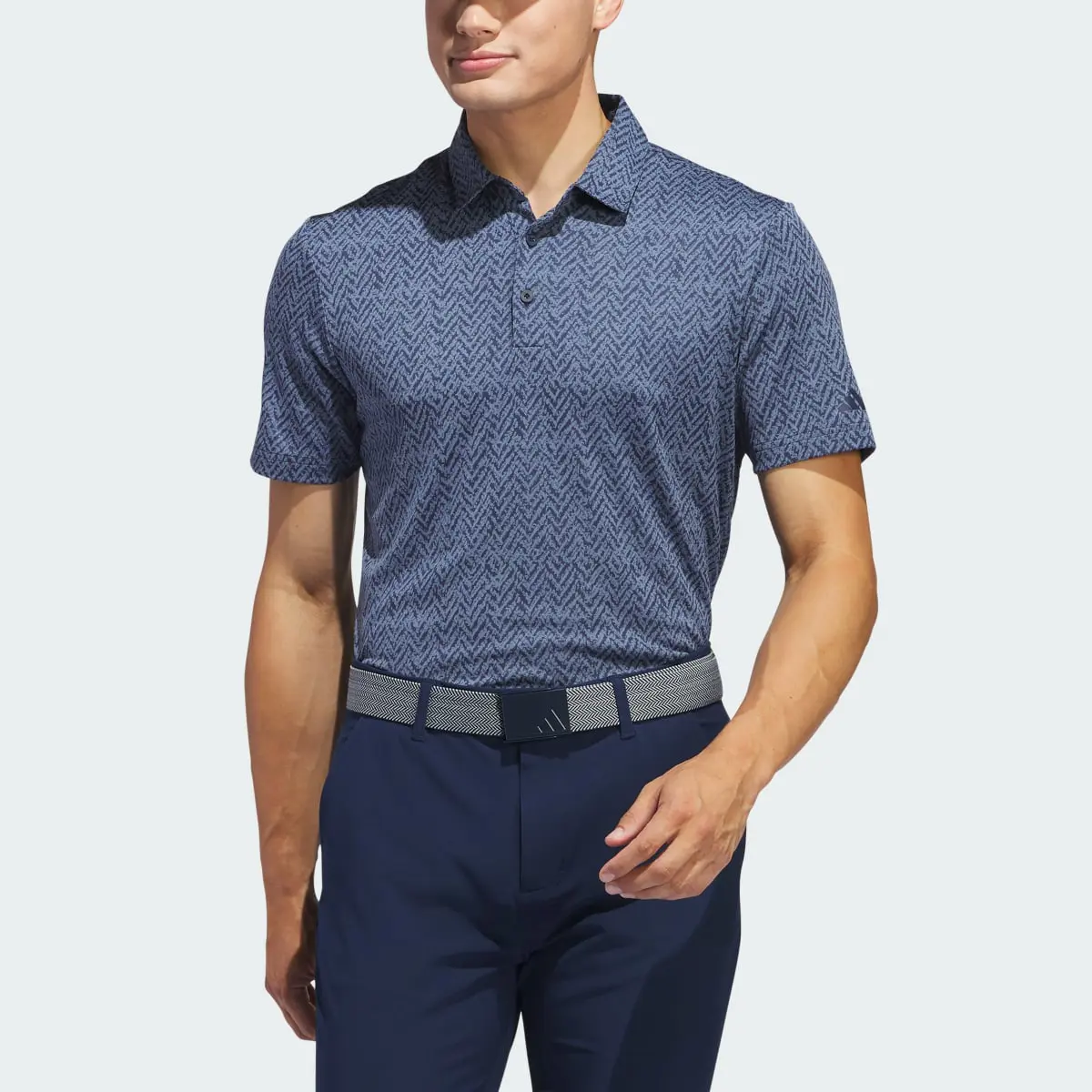 Adidas Ultimate365 Jacquard Polo Shirt. 1