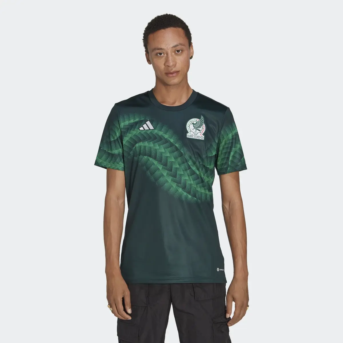 Adidas Playera Pre-Match Selección Nacional de México. 2