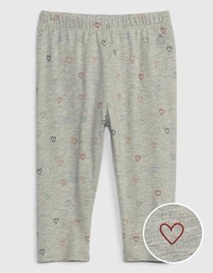 Baby Organic Cotton Mix and Match Printed Leggings gray