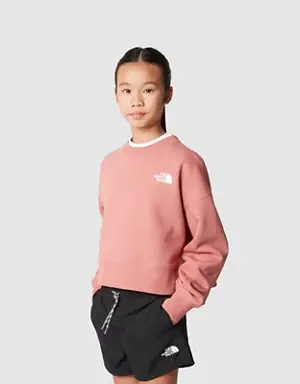 Girls&#39; Cutline Fleece Sweatshirt