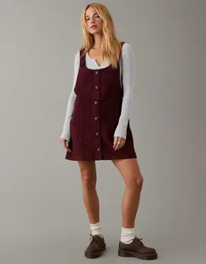 Corduroy Pinafore Dress