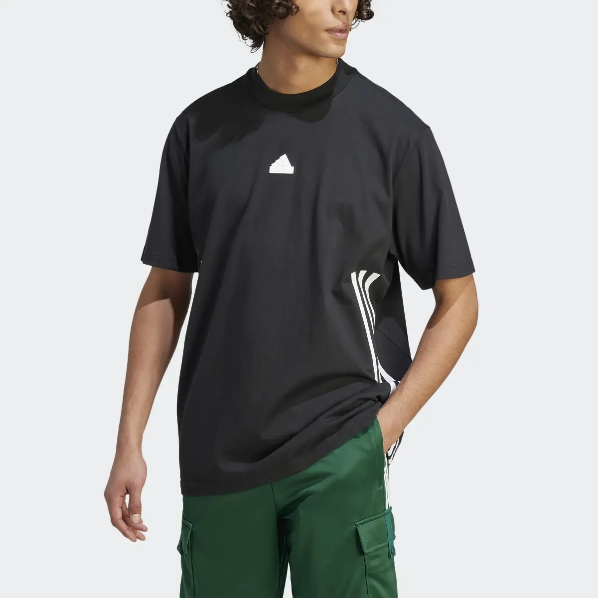 Adidas Playera Future Icons 3 Franjas. 1