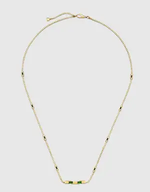 Link to Love baguette tourmaline necklace