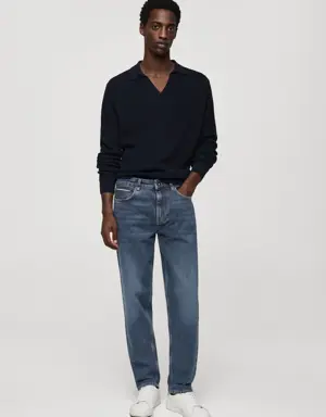 Straight-fit selvedge jeans 