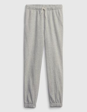 Gap Kids Fleece Joggers gray