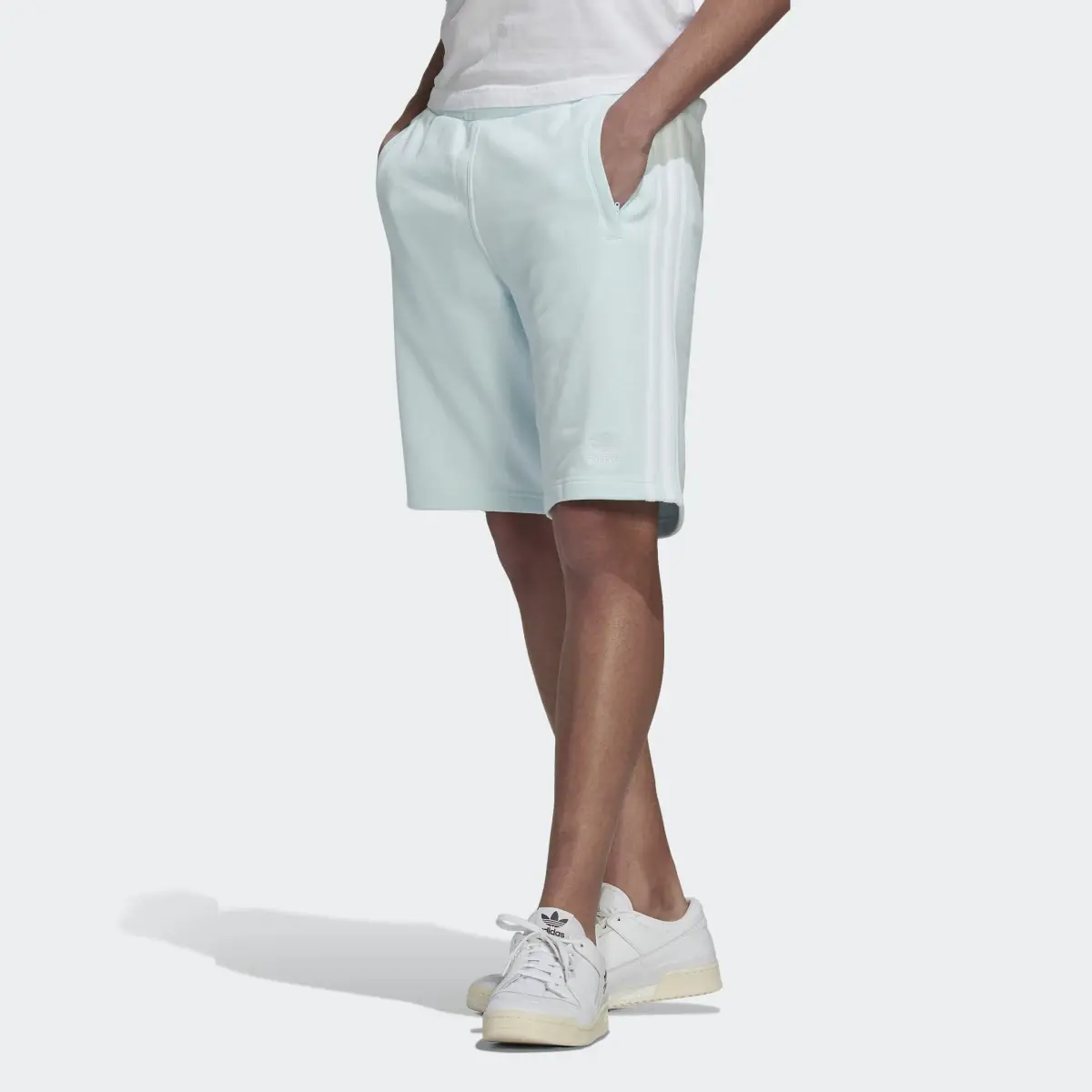 Adidas 3-Stripes Sweat Shorts. 1