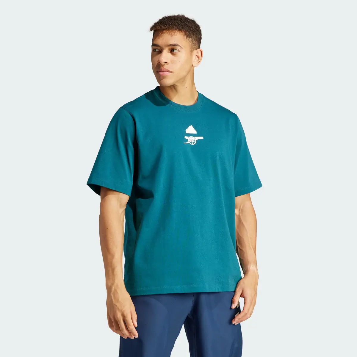 Adidas Arsenal Lifestyler Oversized Tee. 2