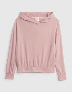 Gap Kids Softspun Hoodie pink