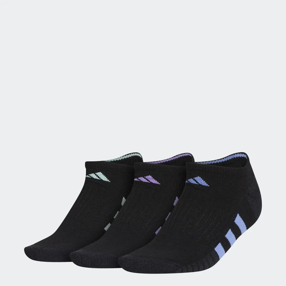 Adidas Cushioned 3 No-Show Socks 3 Pairs. 1