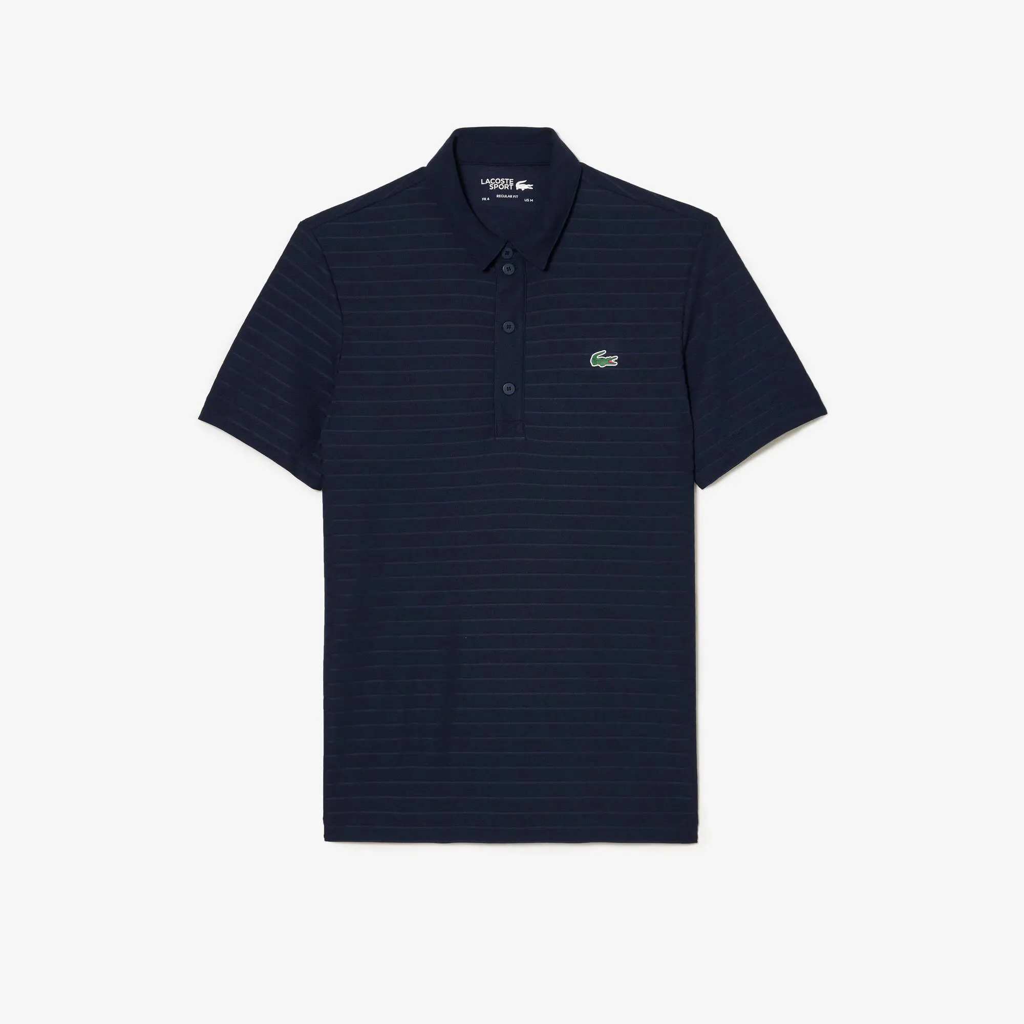 Lacoste Men's Lacoste SPORT Textured Breathable Golf Polo Shirt. 2