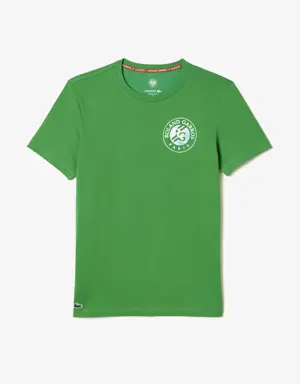 T-shirt da uomo con logo Lacoste Sport Roland Garros Edition
