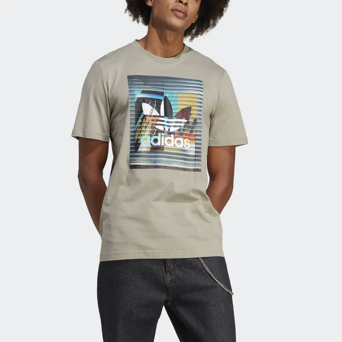 Adidas Graphics off the Grid Tee. 1