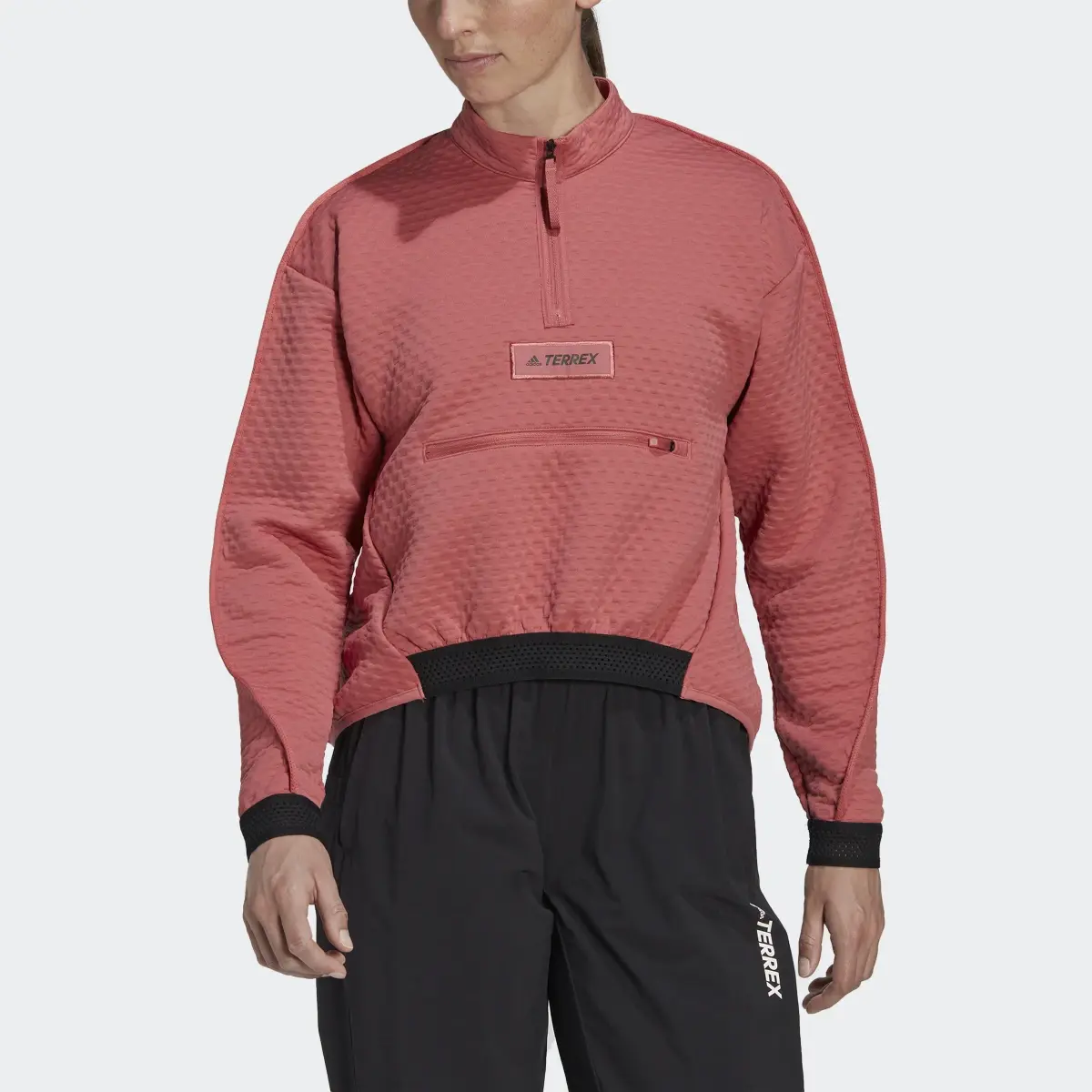 Adidas TERREX Hike 1/2 Zip Fleece-Sweatshirt. 1